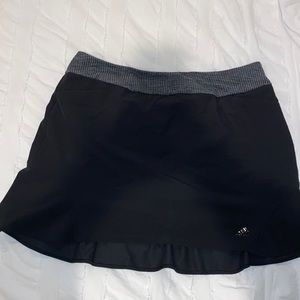 Adidas cute black short with flowy detail in back